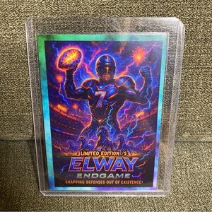 Custom John Elway - Denver Broncos - Limited Edition /5 card